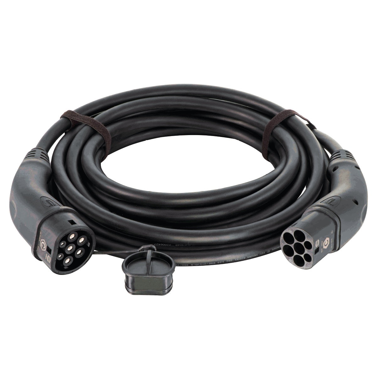Câble de recharge Type2 32A Triphasé 7,5m